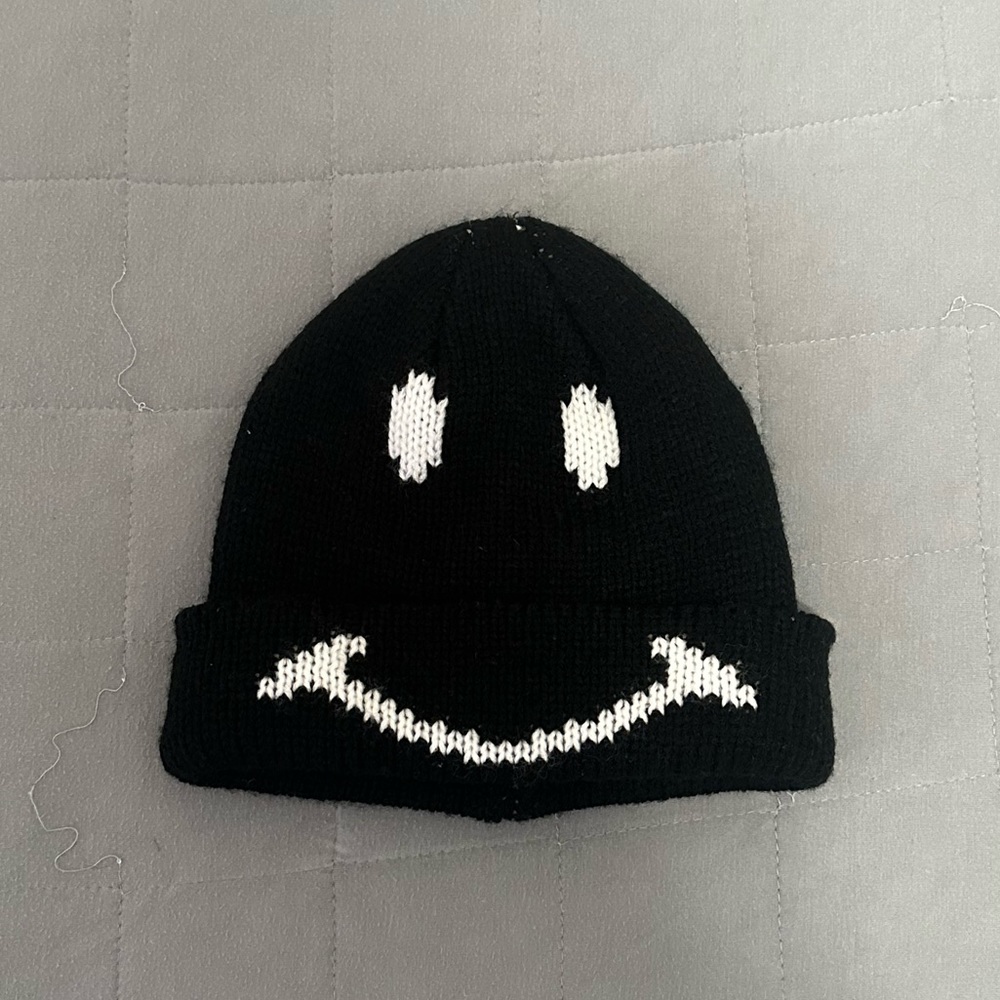 Chinatown Market / Smiley Black Beanie